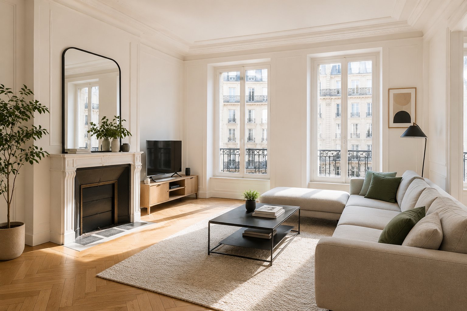 Appartement parisien propre